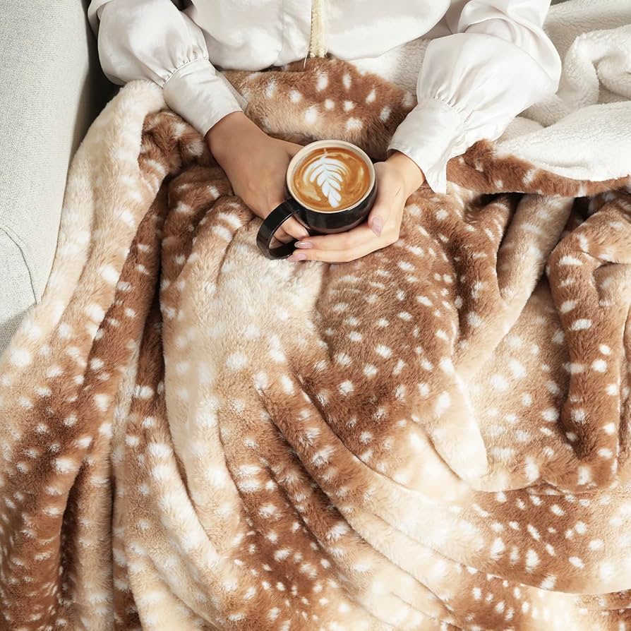 Deer Print Blanket