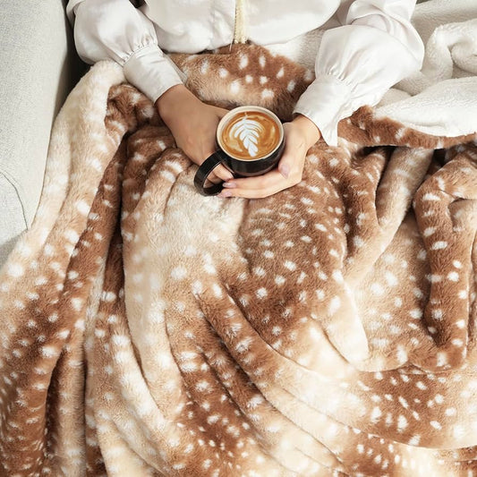 Deer Print Blanket