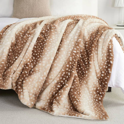 Deer Print Blanket