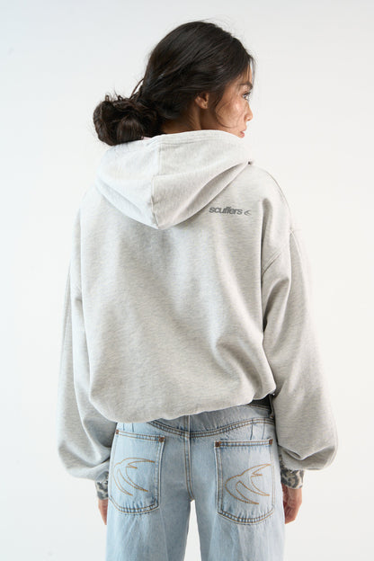 Leo Grey Melange Hoodie